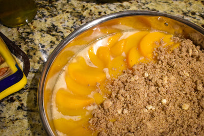 Peach Streusel Financier Recipe